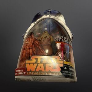 Star Wars Revenge of the Sith Heavy Gunner Wookiee Blast Figure #64 3.75”’